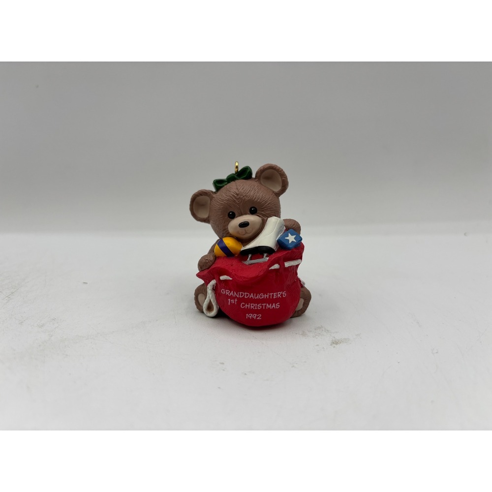 Hallmark Keepsake 1992 Granddaughter's First Christmas Handcrafted Ornament